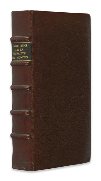 SCIENCE  [FONTENELLE, BERNARD LE BOVIER DE.] Entretiens sur la Pluralité des Mondes.  1686